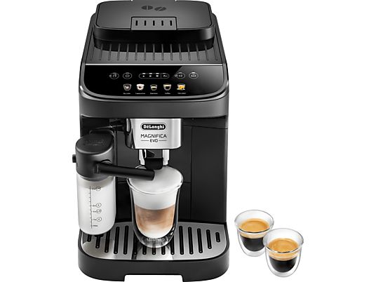 DELONGHI Magnifica Evo ECAM290.61.B - 4 Kaffeespezialitäten Kaffeevollautomat Schwarz DELONGHI Magnifica Evo ECAM290.61.B - 4 Kaffeespezialitäten Kaffeevollautomat Schwarz